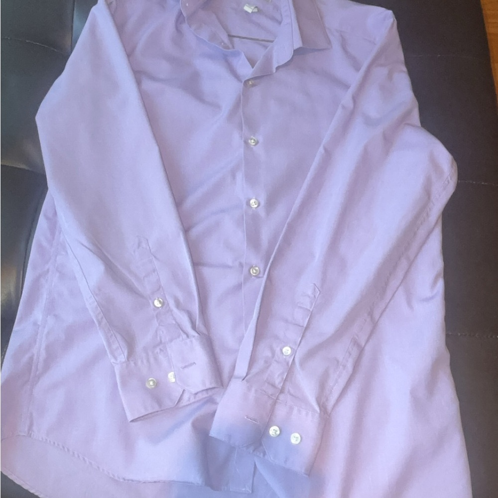 Perry Ellis Lavender Dress Shirt